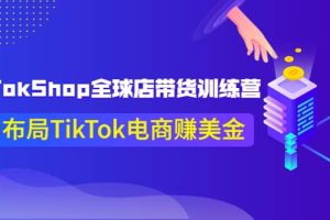 TikTokShop全球店带货训练营【更新9月份】助力布局TikTok电商赚美金