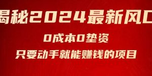 揭秘2024最新风口，新手小白只要动手就能赚钱的项目---空调