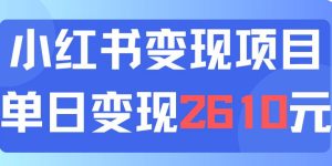 利用小红书卖资料单日引流150人当日变现2610元小白可实操（教程+资料）