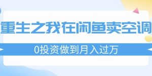 重生之我在闲鱼卖空调，0投资做到月入过万，迎娶白富美，走上人生巅峰